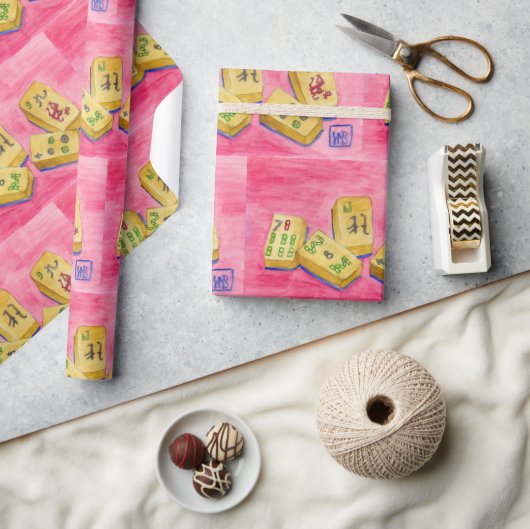 Papier Cadeau Mahjong (Artisanat)