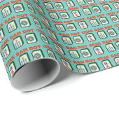 Papier Cadeau Mahjong Dot Crak Bam (Coin rond)