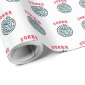 Papier Cadeau MahJong symbole du jeu Joker tuile (Coin rond)