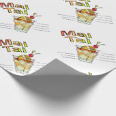 PAPIER CADEAU MAI TAI COCKTAIL RECEIL ART (Coin)