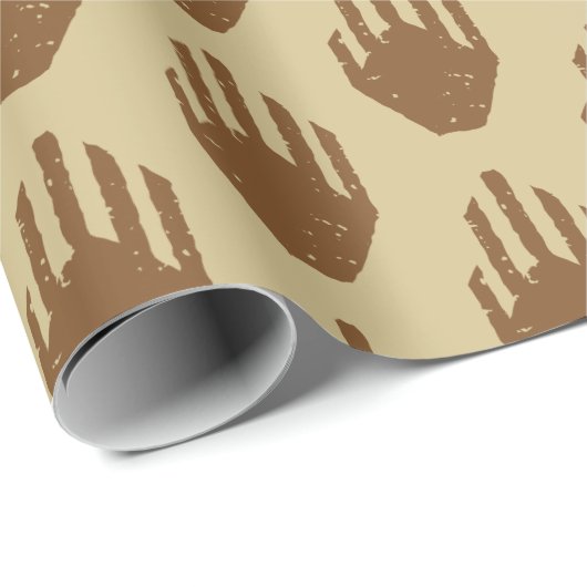 Papier Cadeau Main de Saruman (Coin rond)