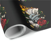 Papier Cadeau Main Des Cartes (Coin rond)