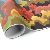 Papier Cadeau Main Painted by Number | Dolphins | (Coin rond)