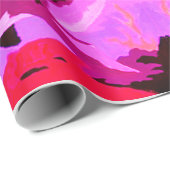 Papier Cadeau Main Painted by Number | Dolphins | (Coin rond)