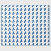 PAPIER CADEAU MAINE BLUE STATION (Plat)