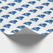 PAPIER CADEAU MAINE BLUE STATION (Coin)