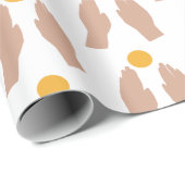 Papier Cadeau Mains (Coin rond)