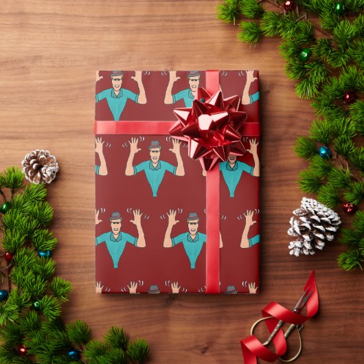 Papier Cadeau Mains de jazz (Cadeau de vacances)