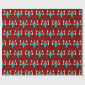 Papier Cadeau Mains de jazz (Plat)