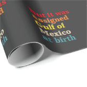 Papier Cadeau Mais il a été affecté golfe du Mexique à la naissa (Coin rond)