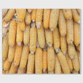 Papier Cadeau Maïs séché empilé. (Plat)