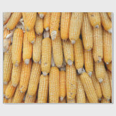 Papier Cadeau Maïs séché empilé. (Plat)