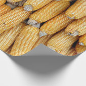 Papier Cadeau Maïs séché empilé. (Coin)