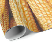 Papier Cadeau Maïs séché empilé. (Coin rond)