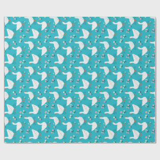 Papier Cadeau Maison de campagne Cottagecore Fleur sauvage Print
