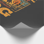 Papier Cadeau Maison de chien vintage (Coin)