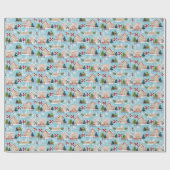 Papier Cadeau Maison de pain d'épices (Plat)