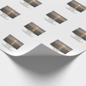 Papier Cadeau Maison de plage de vacances longitude latitude est (Coin)