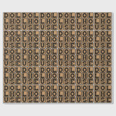 Papier Cadeau Maison de poupée, Maison pour poupées (Plat)