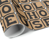 Papier Cadeau Maison de poupée, Maison pour poupées (Coin rond)