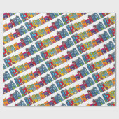 Papier Cadeau Maison de rangée Washington DC (Plat)