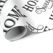 Papier Cadeau Maison douce à la maison (Coin rond)