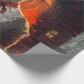 Papier Cadeau Maison hantée (Coin)