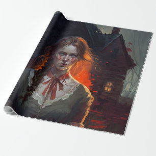 Papier Cadeau Maison hantée