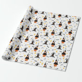 Papier Cadeau Maison hantée épouvantable Halloween (Déroulé)