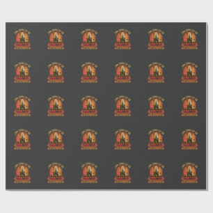 Papier Cadeau Maison Hantée Rétro Halloween Est Tous Les Jours