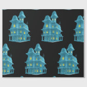Papier Cadeau Maison haunted (Plat)