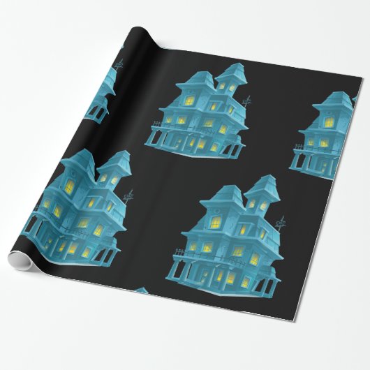 Papier Cadeau Maison haunted (Déroulé)