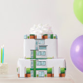 Papier Cadeau Maison Multistorey