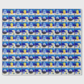 Papier Cadeau Maisons 1 (Plat)