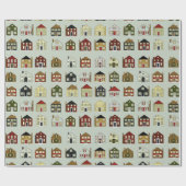Papier Cadeau Maisons de l'agent immobilier (Plat)