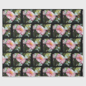 Papier Cadeau Maisy en rose (Plat)