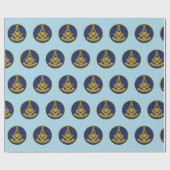 Papier Cadeau Maître passé Freemason maçonnerie maçonnique (Plat)