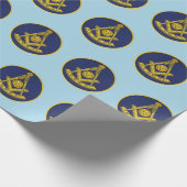 Papier Cadeau Maître passé Freemason maçonnerie maçonnique (Coin)