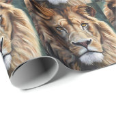 Papier Cadeau Majestic Mane (Coin rond)