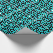Papier Cadeau Majuscules, Style de lettrage (Coin)