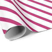 Papier Cadeau Make Your Gift Bloom in Deep Rose Pink (Coin rond)