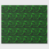 Papier Cadeau malachite vert texture (Plat)