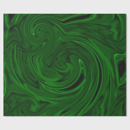 Papier Cadeau malachite vert texture (Plat)