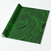 Papier Cadeau malachite vert texture (Déroulé)