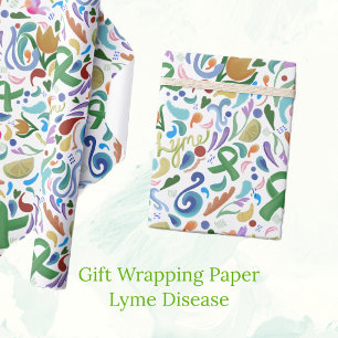 Papier Cadeau Maladie de Lyme Enveloppe Cadeau cadeau #lyme #lym