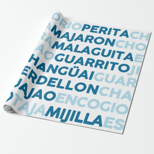 Papier Cadeau Malaguita (Déroulé)