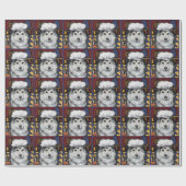 Papier Cadeau Malamute d'Alaska (Plat)