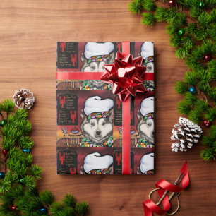 Papier Cadeau Malamute d'Alaska