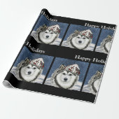 Papier Cadeau Malamute d'Alaska (Déroulé)