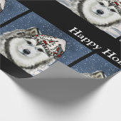 Papier Cadeau Malamute d'Alaska (Coin)
